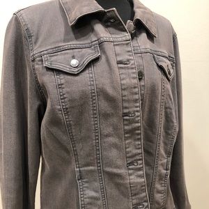 Gray jean jacket